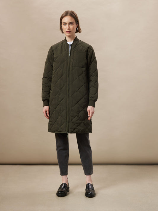 The Skyline Reversible Maxi Bomber in Rosin - Misc image 1