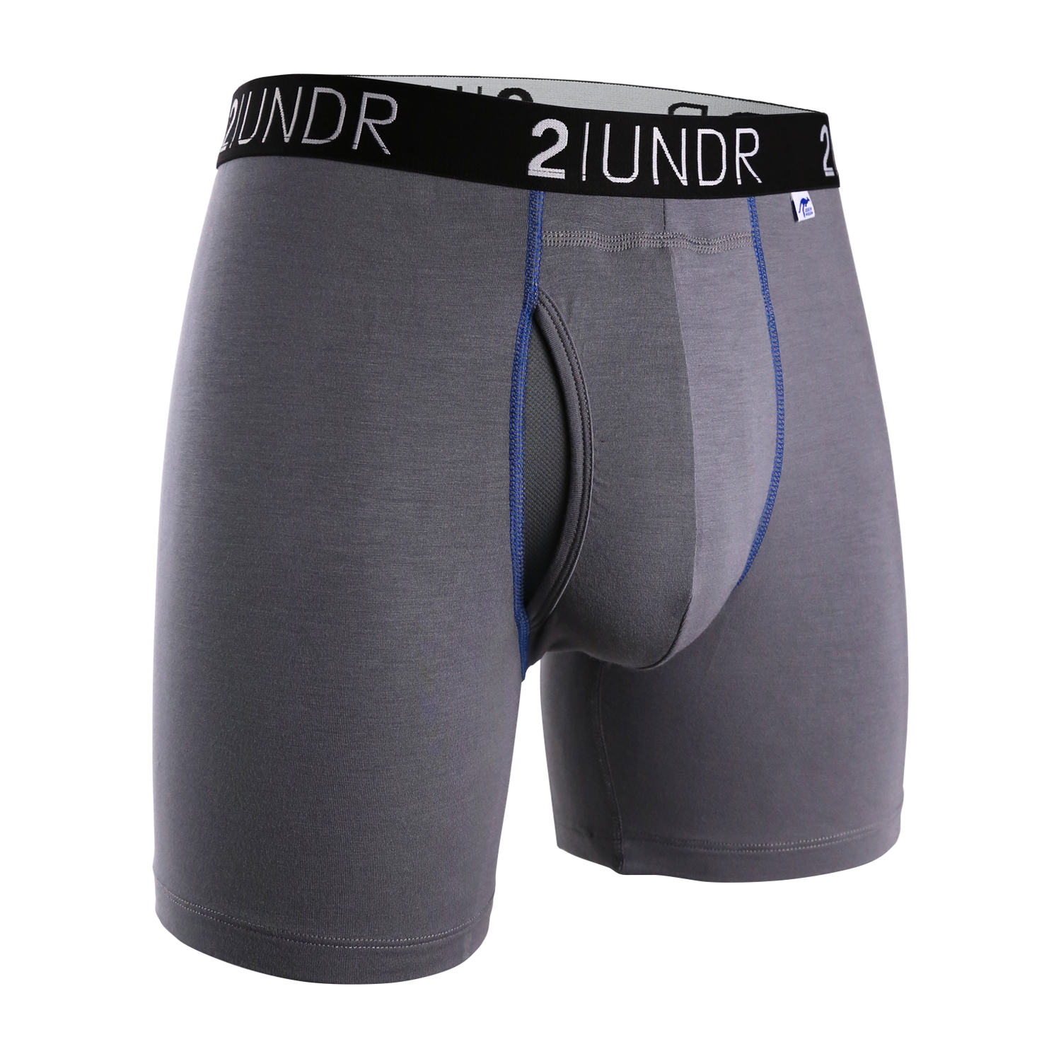 Swing Shift 6" Boxer Brief - 3 Pack Boxset - Black - Grey - Navy - Misc image 3