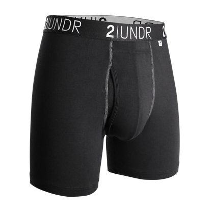 Swing Shift 6" Boxer Brief - 3 Pack Boxset - Black - Grey - Navy - Misc image 5