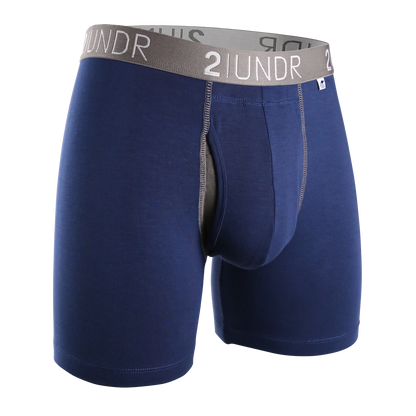 Swing Shift 6" Boxer Brief - 3 Pack Boxset - Black - Grey - Navy - Misc image 4