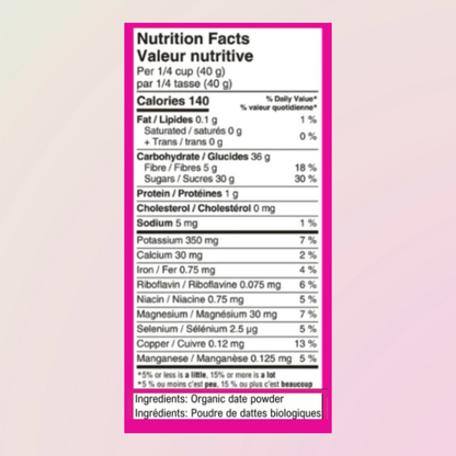 DATE POWDER, 6 X 275G - Kitchen & Dining image 3