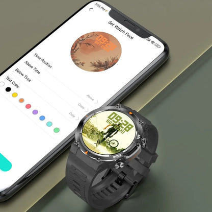 MAX18 Men Smartwatch AMOLED1.43inch Big Screen BT Calls Gesture Control AI Voice Sports Smart Watch Men - Gadgets image 2