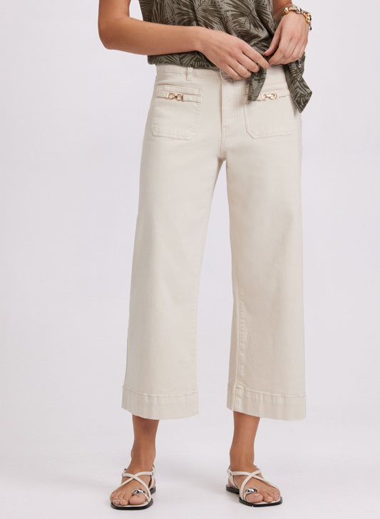 Cropped High-Rise Jeans - Jeans image 1