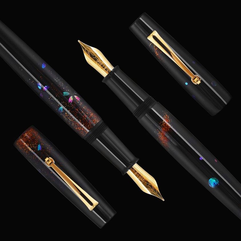 Tianzi Maki-e Urushi Lacquer Fountain Pen - Kitchen & Dining image 1