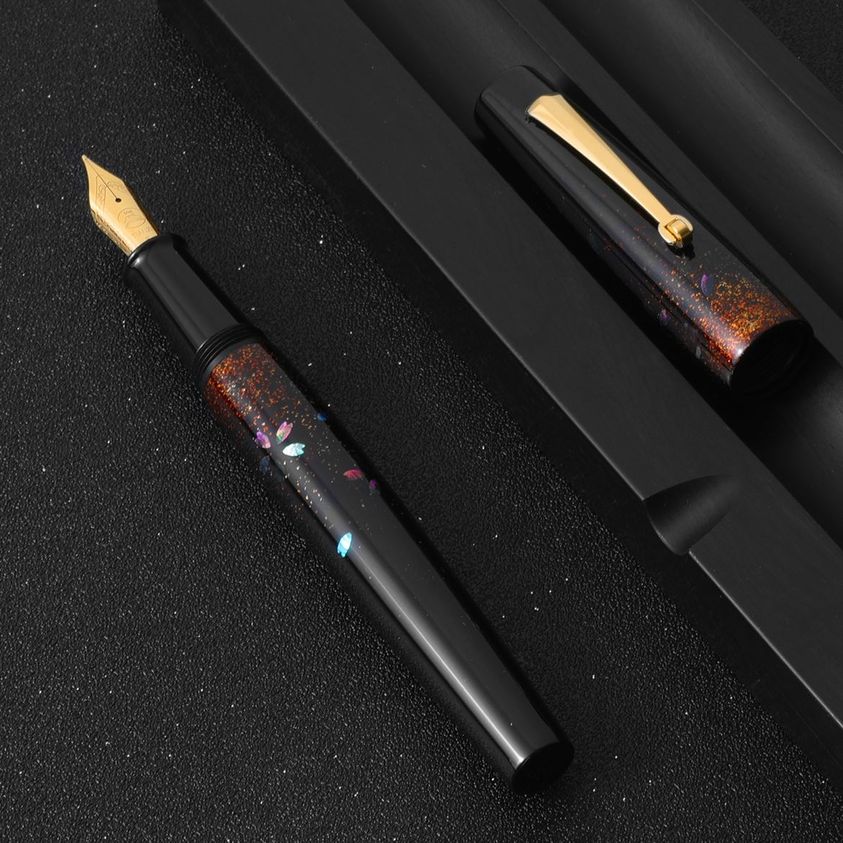 Tianzi Maki-e Urushi Lacquer Fountain Pen - Kitchen & Dining image 2