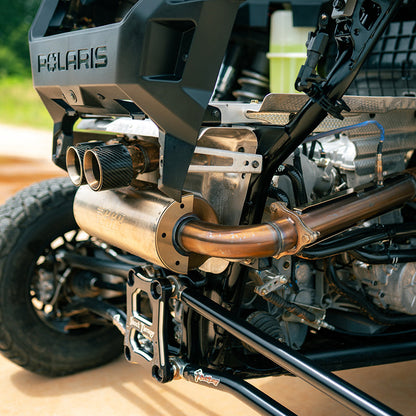 2020-2025 Polaris RZR Pro XP/XP4 Turbo Center Exit Sport Pro Dual Tip Muffler - Misc image 6