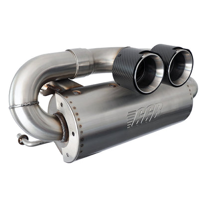 2020-2025 Polaris RZR Pro XP/XP4 Turbo Center Exit Sport Pro Dual Tip Muffler - Misc image 2