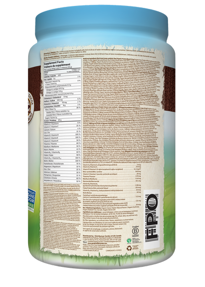 Raw Organic ALL-IN-ONE Shake - Chocolate Cacao - Misc image 3