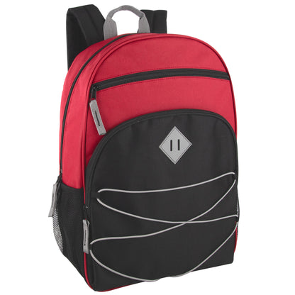 17-inch Multi Pocket Bungee Backpack - 5 Colors - Accessories image 9