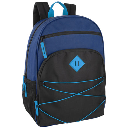 17-inch Multi Pocket Bungee Backpack - 5 Colors - Accessories image 5