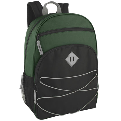 17-inch Multi Pocket Bungee Backpack - 5 Colors - Accessories image 6