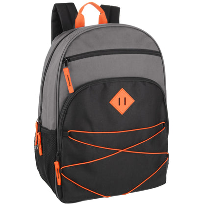17-inch Multi Pocket Bungee Backpack - 5 Colors - Accessories image 7