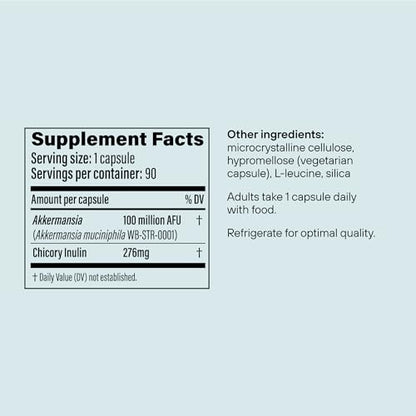 Pendulum Akkermansia Probiotic 90 Capsules - Misc image 2
