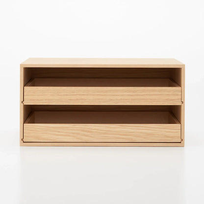 Wooden Storage Tray 2 Drawers - Misc image 3
