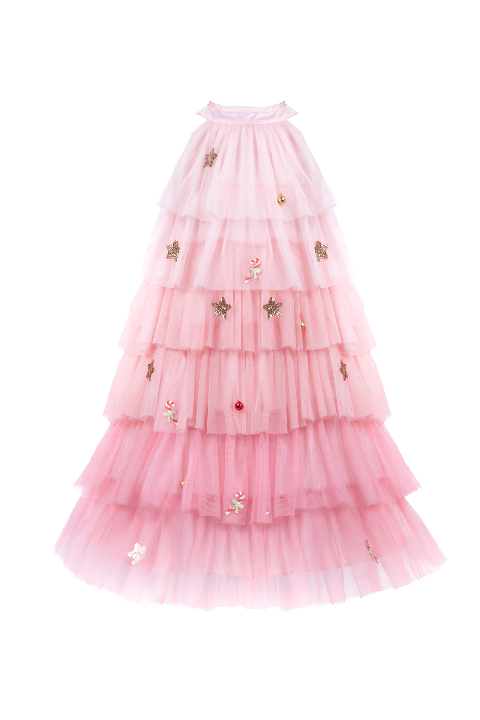 Blush Christmas Tree Dress & Headpiece - Misc image 4
