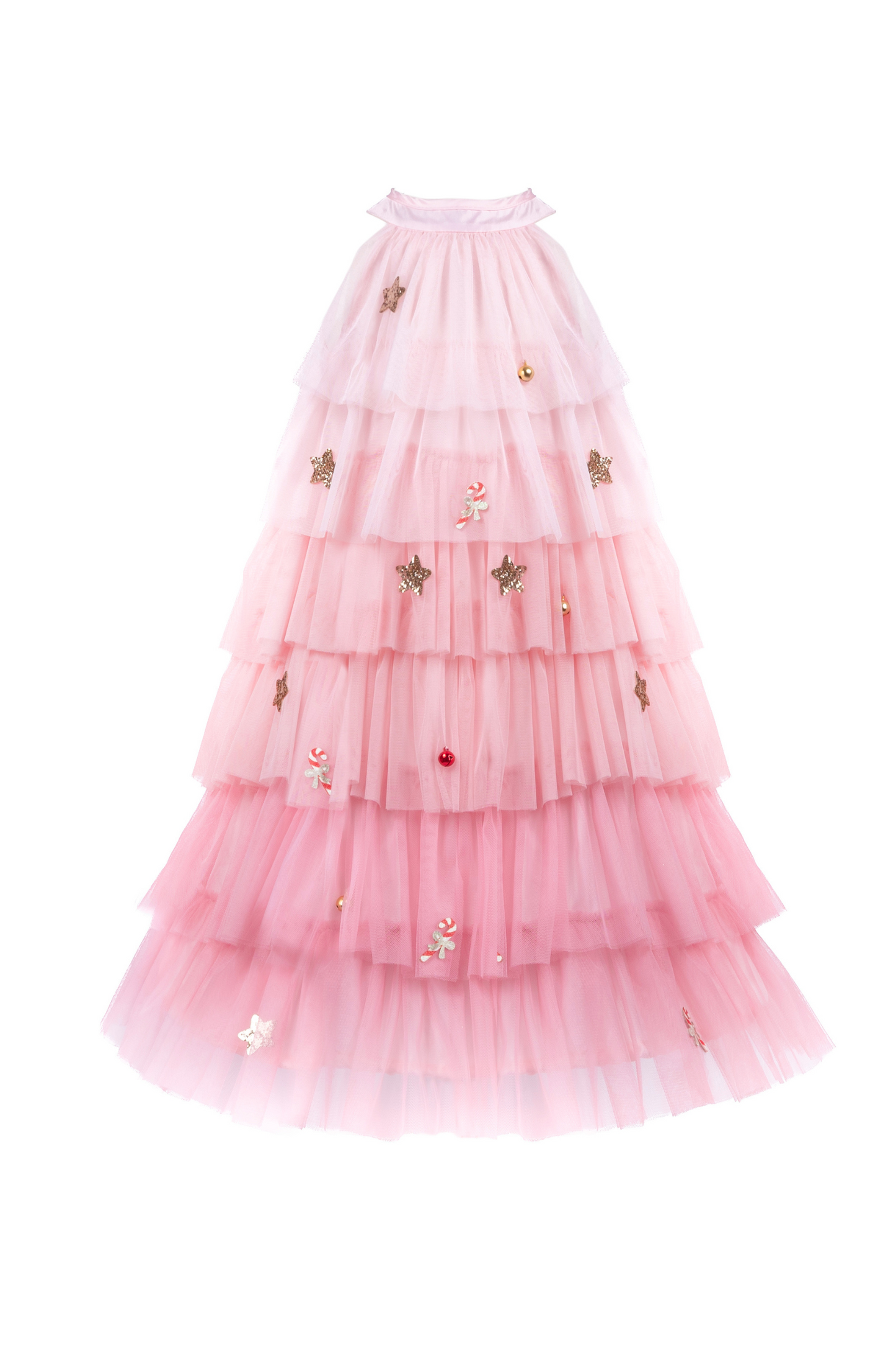Blush Christmas Tree Dress & Headpiece - Misc image 4