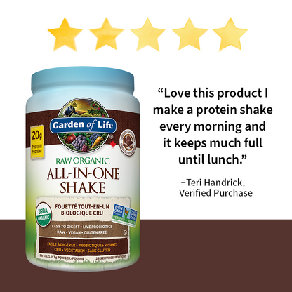 Raw Organic ALL-IN-ONE Shake - Chocolate Cacao - Misc image 8