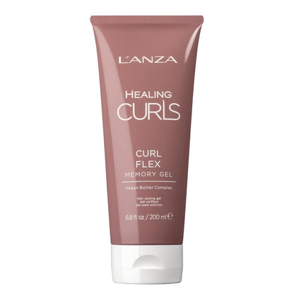 L'ANZA Healing Curls Curl Flex Memory Gel - Curl Gel for Curly Hair - Creates Strong, Long-Lasting and Touchable Hold with Sulphate Free, Paraben Free Formula (6.8 Fl Oz) - Accessories image 1
