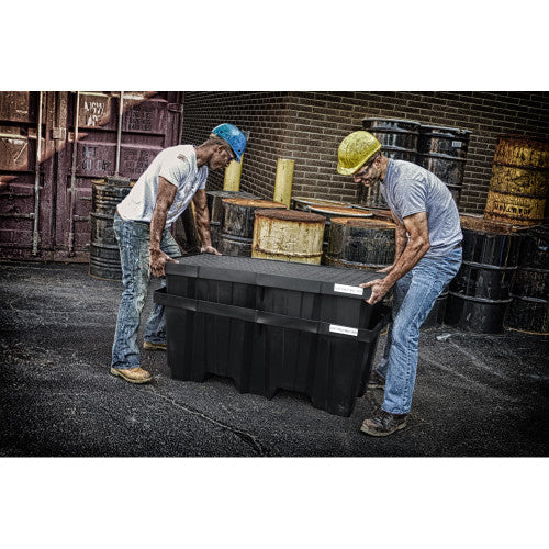 5222-BD 2 Drum Nestable Spill Pallet, Black - Furniture image 2
