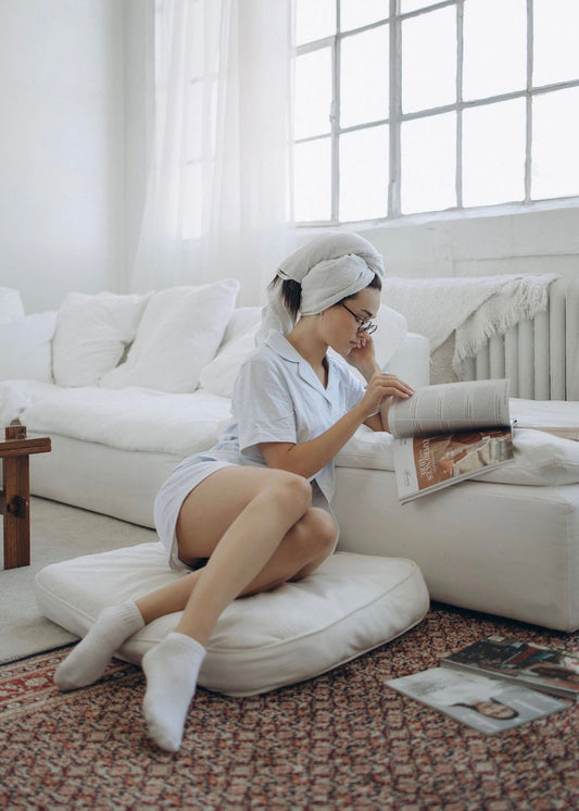 Striped Cotton Lounge Set - Misc image 1