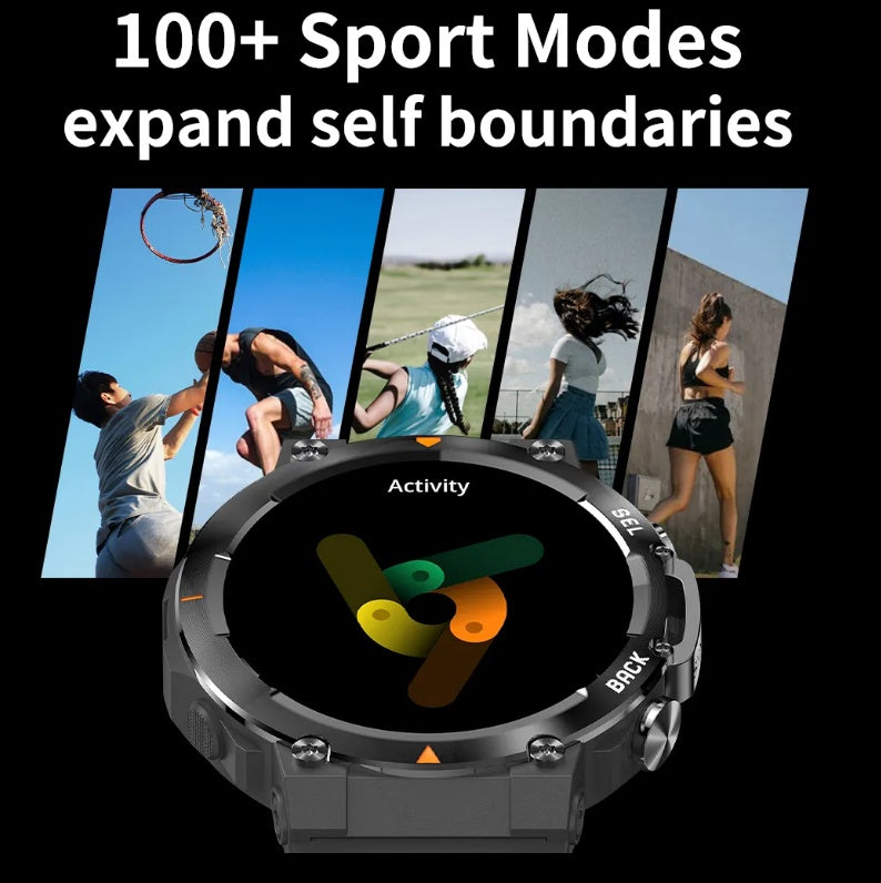 MAX18 Men Smartwatch AMOLED1.43inch Big Screen BT Calls Gesture Control AI Voice Sports Smart Watch Men - Gadgets image 3