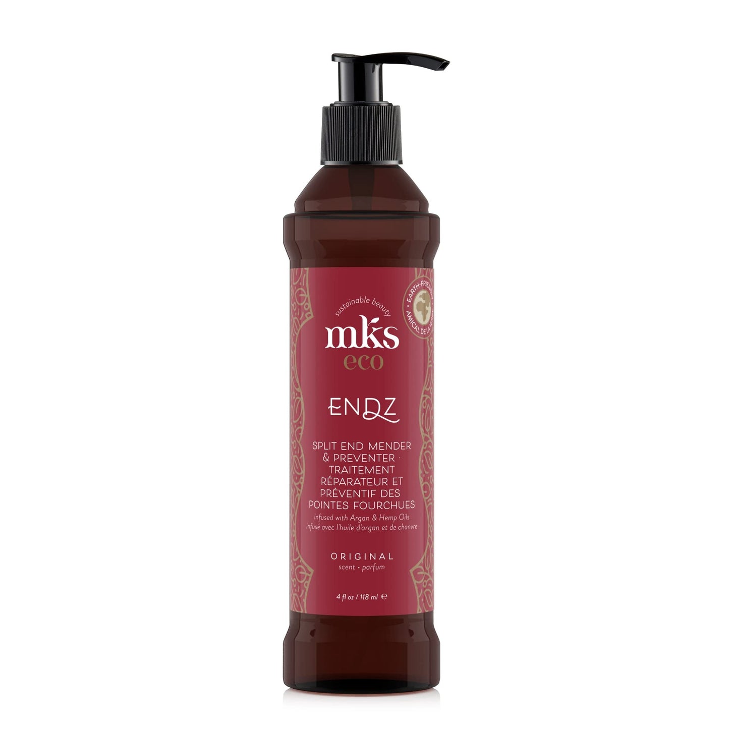 MKS eco Endz, Original Scent - 4 fl oz - Split End Mender & Preventer - Moroccan Argan Oil, Hemp Seed Oil - Vegan & Cruelty Free - Misc image 1