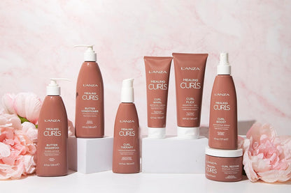 L'ANZA Healing Curls Curl Flex Memory Gel - Curl Gel for Curly Hair - Creates Strong, Long-Lasting and Touchable Hold with Sulphate Free, Paraben Free Formula (6.8 Fl Oz) - Accessories image 2