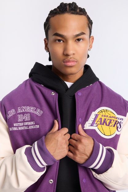 Los Angeles Lakers Varsity Bomber Jacket - Misc image 3