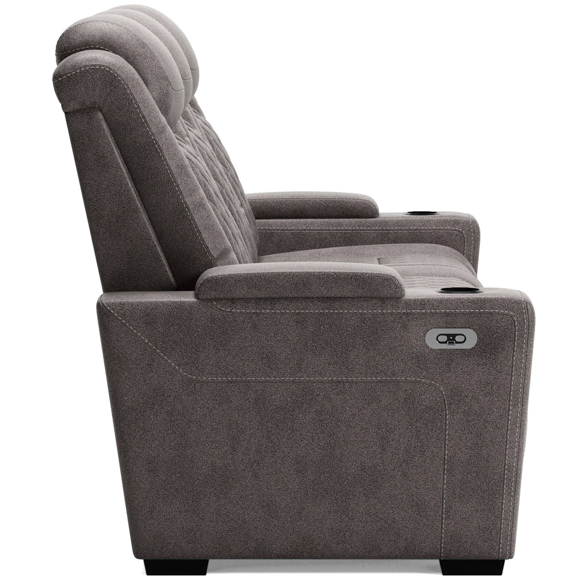 Signature Design by Ashley Canapé inclinable motorisé HyllMont en aspect cuir 9300315 - Misc image 3