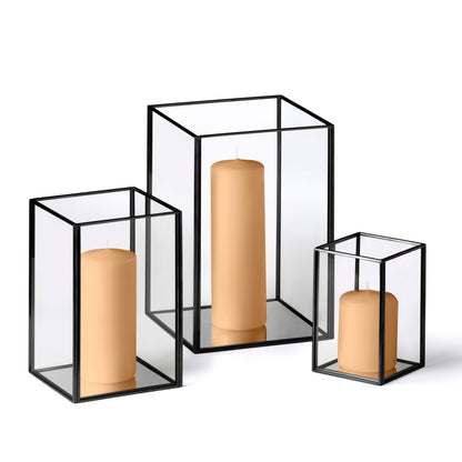 36 Slim Pillar Candles and Black Luxus Lanterns - Home Decor image 15