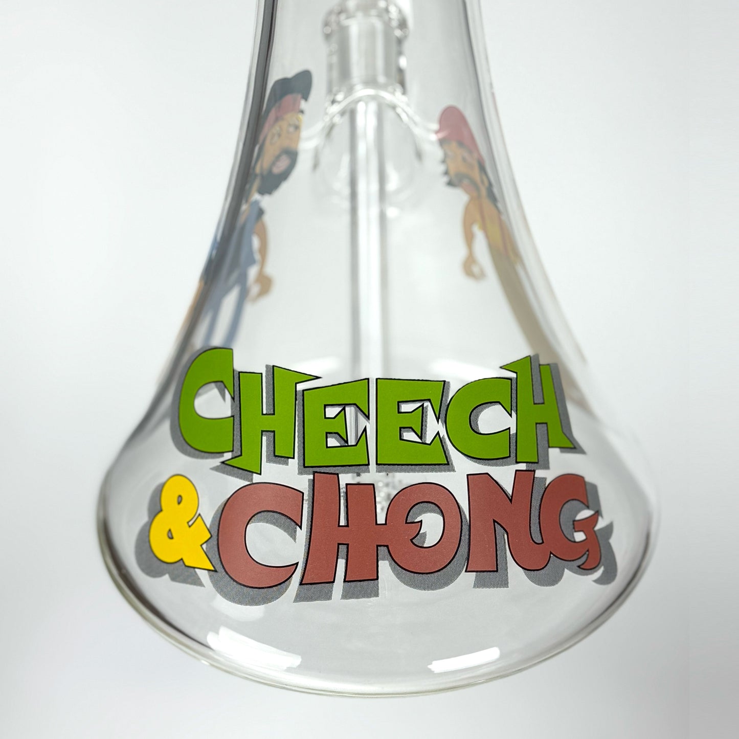 Cheech & Chong® Glass |  48" Tall 7mm Thick How High Are You Bell Base Water Pipe - Misc image 7