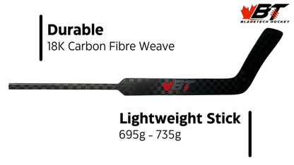 Bladetech Blacked Out Goalie Stick - Senior - Furniture image 2
