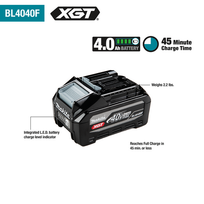 Makita BL4040F 40V max XGT® 4.0Ah High Power Battery - Gadgets image 2