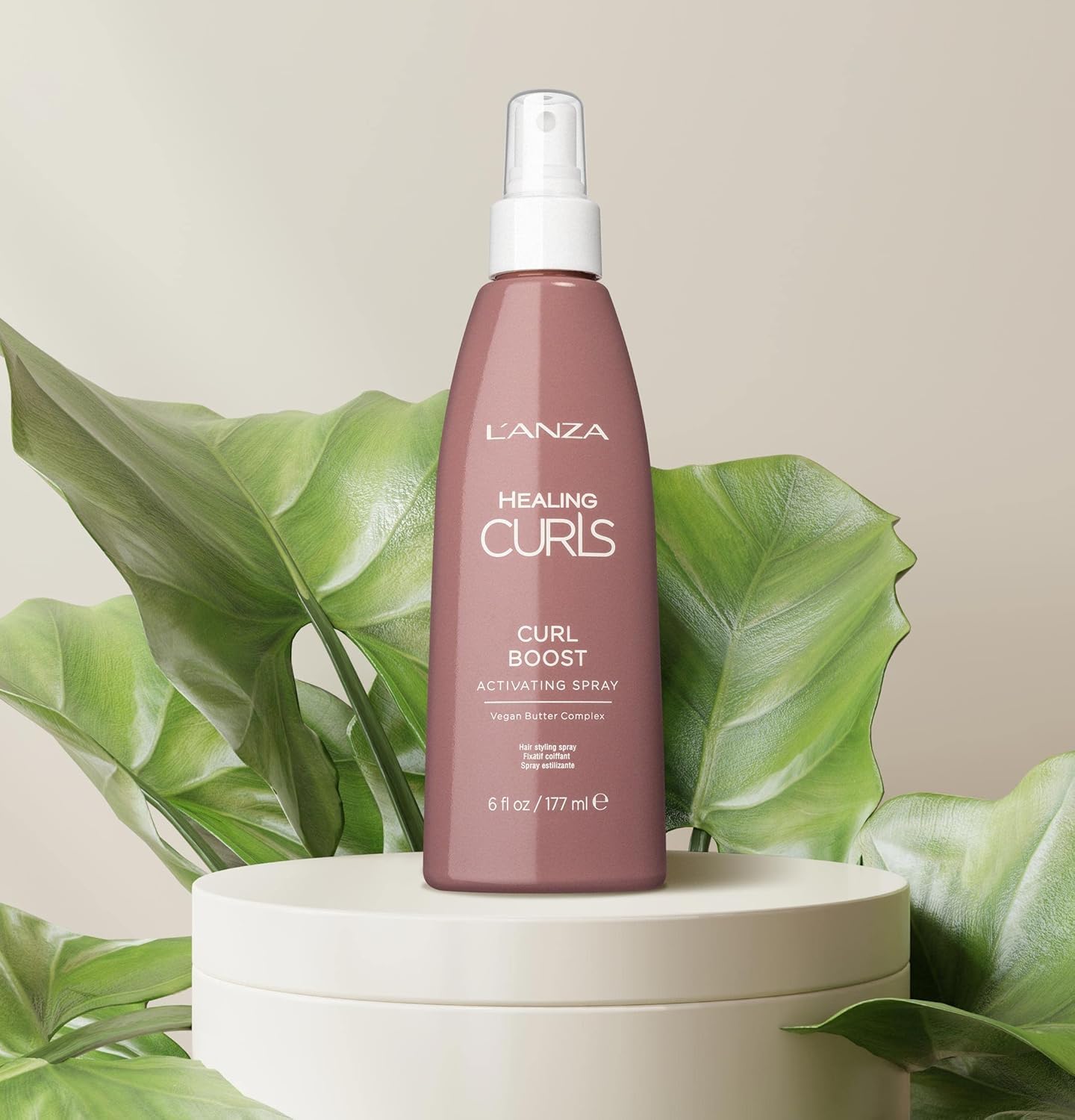 L'ANZA Healing Curls Curl Boost Activating Spray - Curl Enhancer Spray for Amplifying Hair Texture and Lightweight Hold, with Sulphate Free, Paraben Free Formula (6 Fl Oz) - Accessories image 4