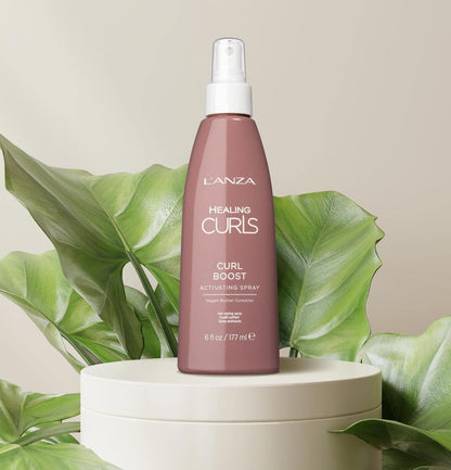 L'ANZA Healing Curls Curl Boost Activating Spray - Curl Enhancer Spray for Amplifying Hair Texture and Lightweight Hold, with Sulphate Free, Paraben Free Formula (6 Fl Oz) - Accessories image 4