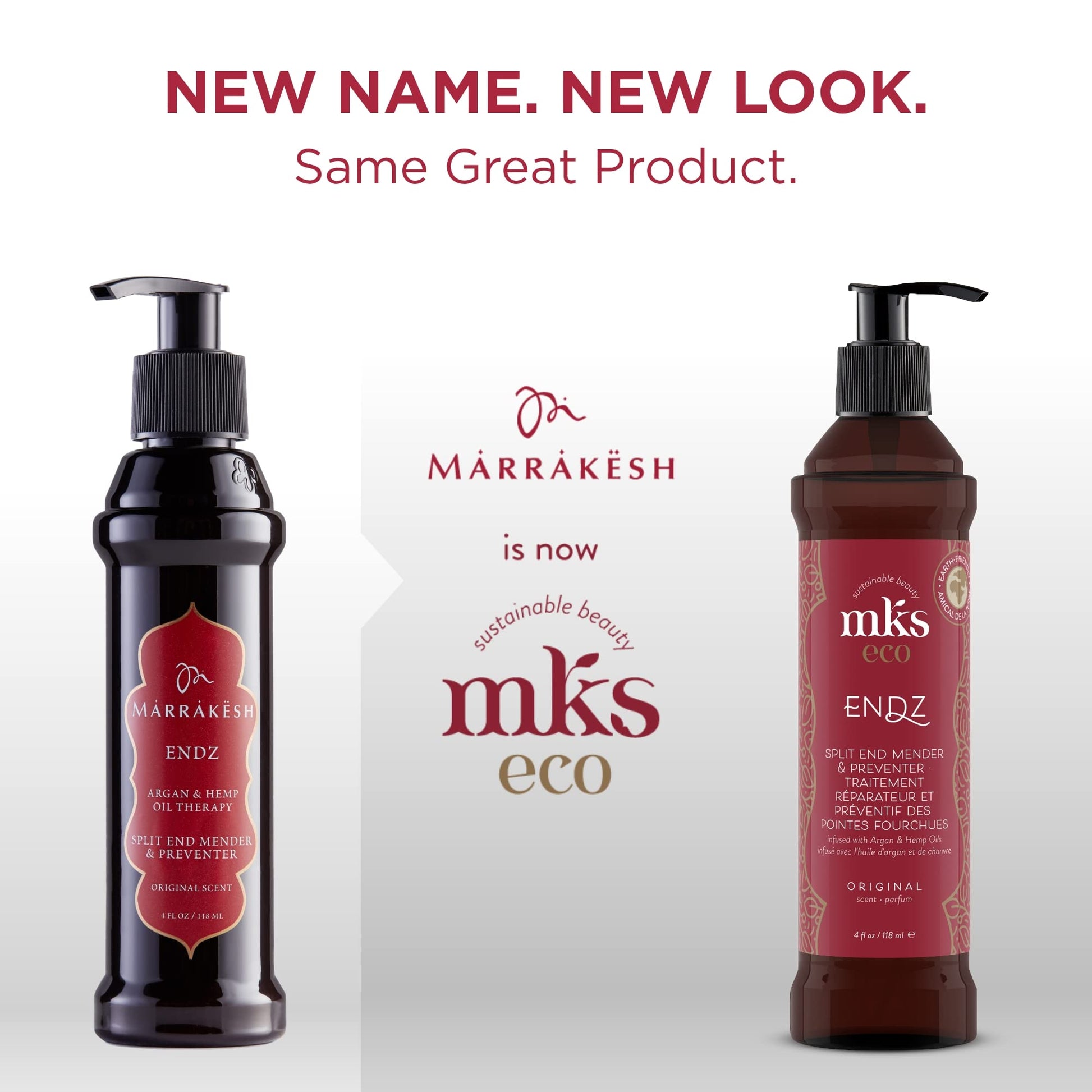 MKS eco Endz, Original Scent - 4 fl oz - Split End Mender & Preventer - Moroccan Argan Oil, Hemp Seed Oil - Vegan & Cruelty Free - Misc image 7