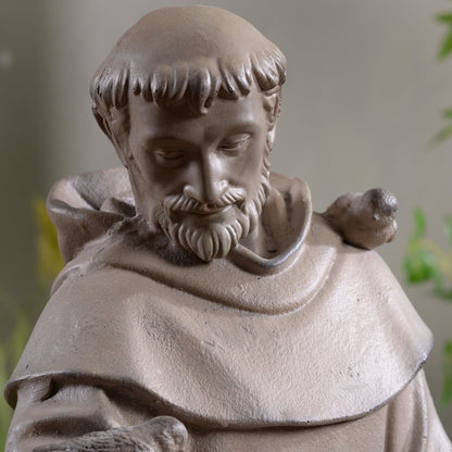 77191 - St Francis Of Assisi Birdbath Garden Statue - Home Decor image 9
