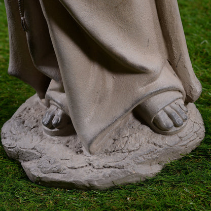 77191 - St Francis Of Assisi Birdbath Garden Statue - Home Decor image 12