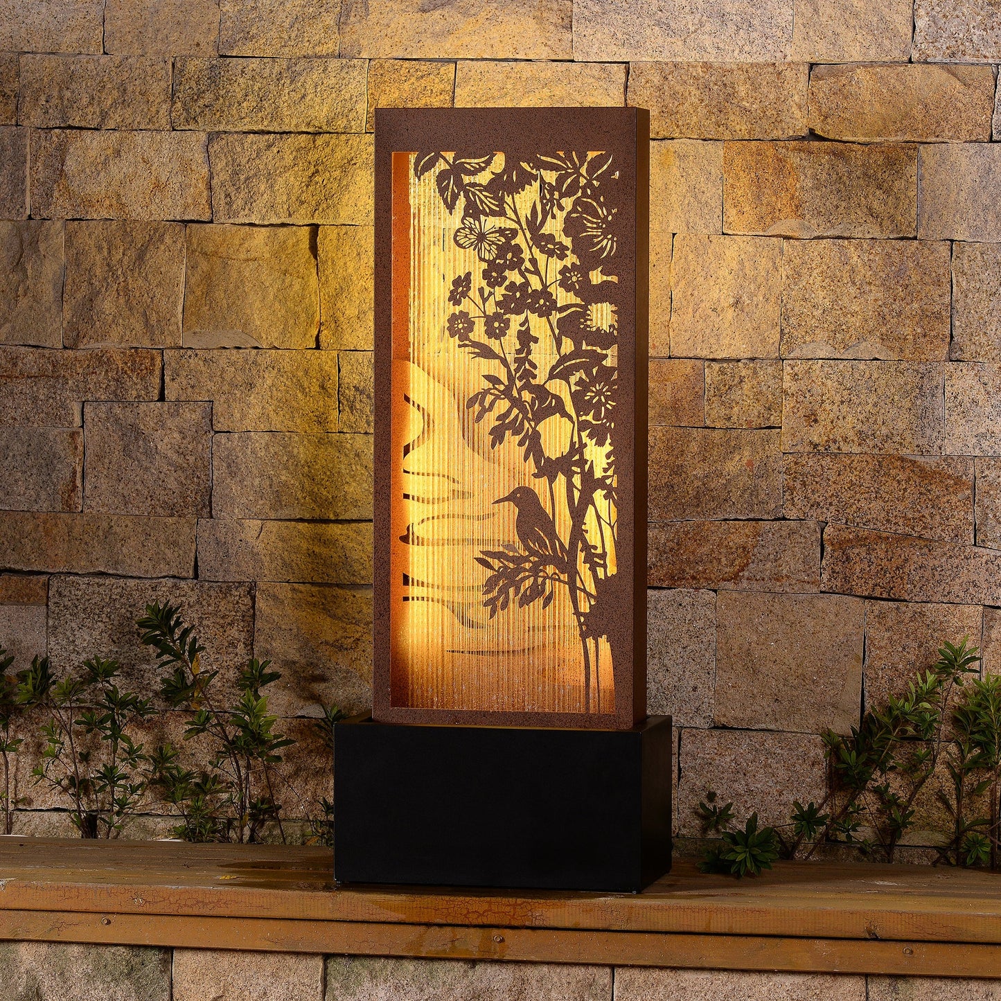 79533-A - 3-Layer Icebird Scenery Fountain with LED Lighting - Bedding image 4