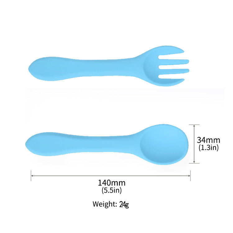 8 Pieces Feeding/Food Silicone Non-Slip Set for Babies - Kitchen & Dining image 23