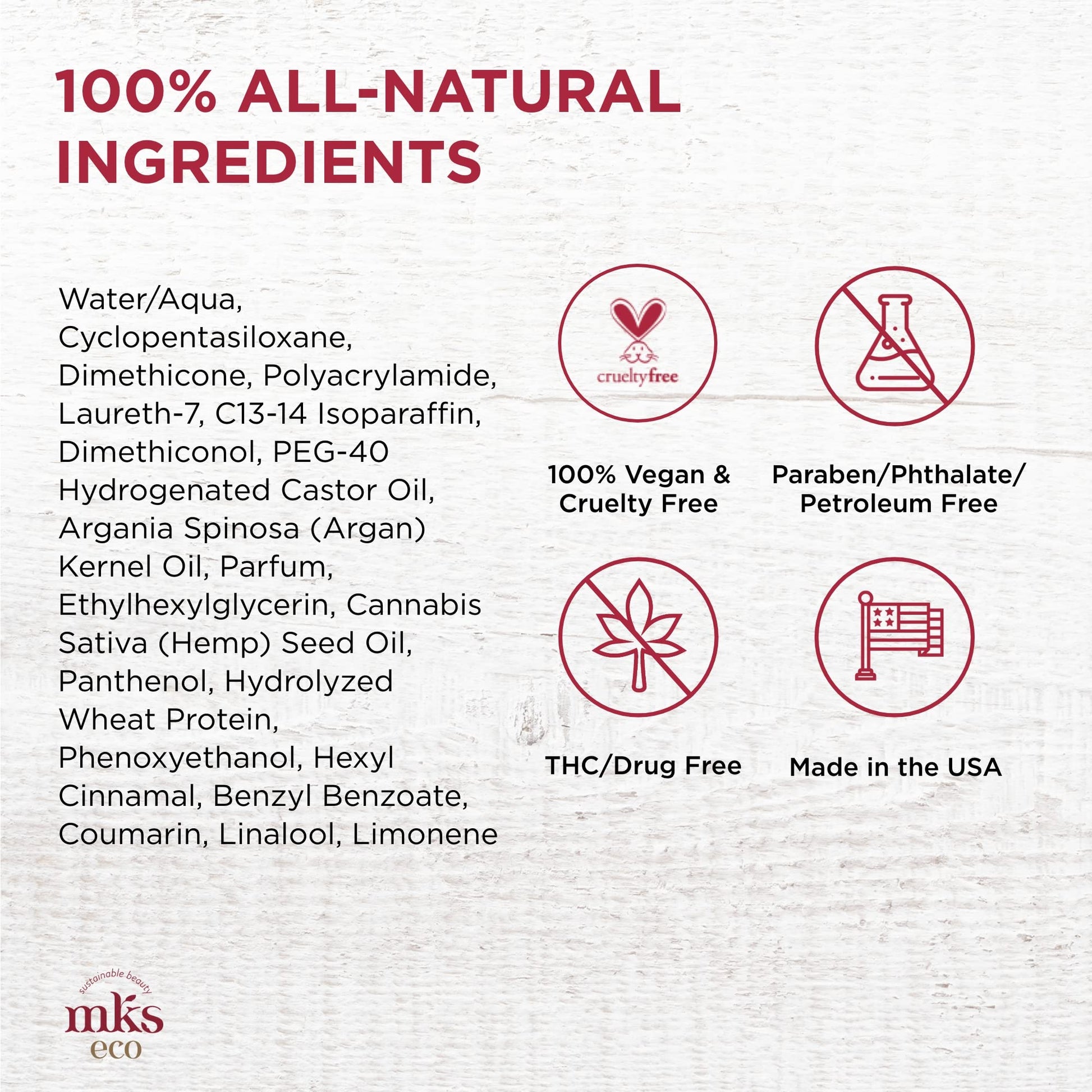 MKS eco Endz, Original Scent - 4 fl oz - Split End Mender & Preventer - Moroccan Argan Oil, Hemp Seed Oil - Vegan & Cruelty Free - Misc image 4