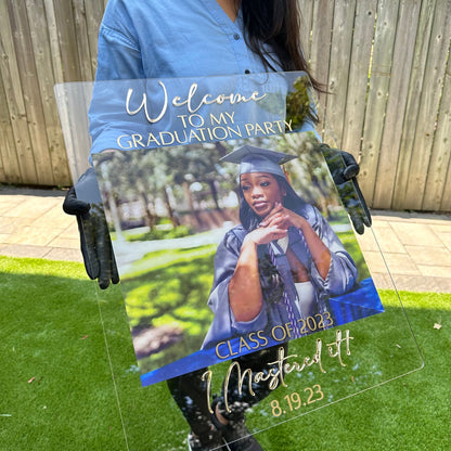 Photo Welcome Sign for Graduation - Bedding image 7