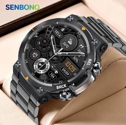 MAX18 Men Smartwatch AMOLED1.43inch Big Screen BT Calls Gesture Control AI Voice Sports Smart Watch Men - Gadgets image 1