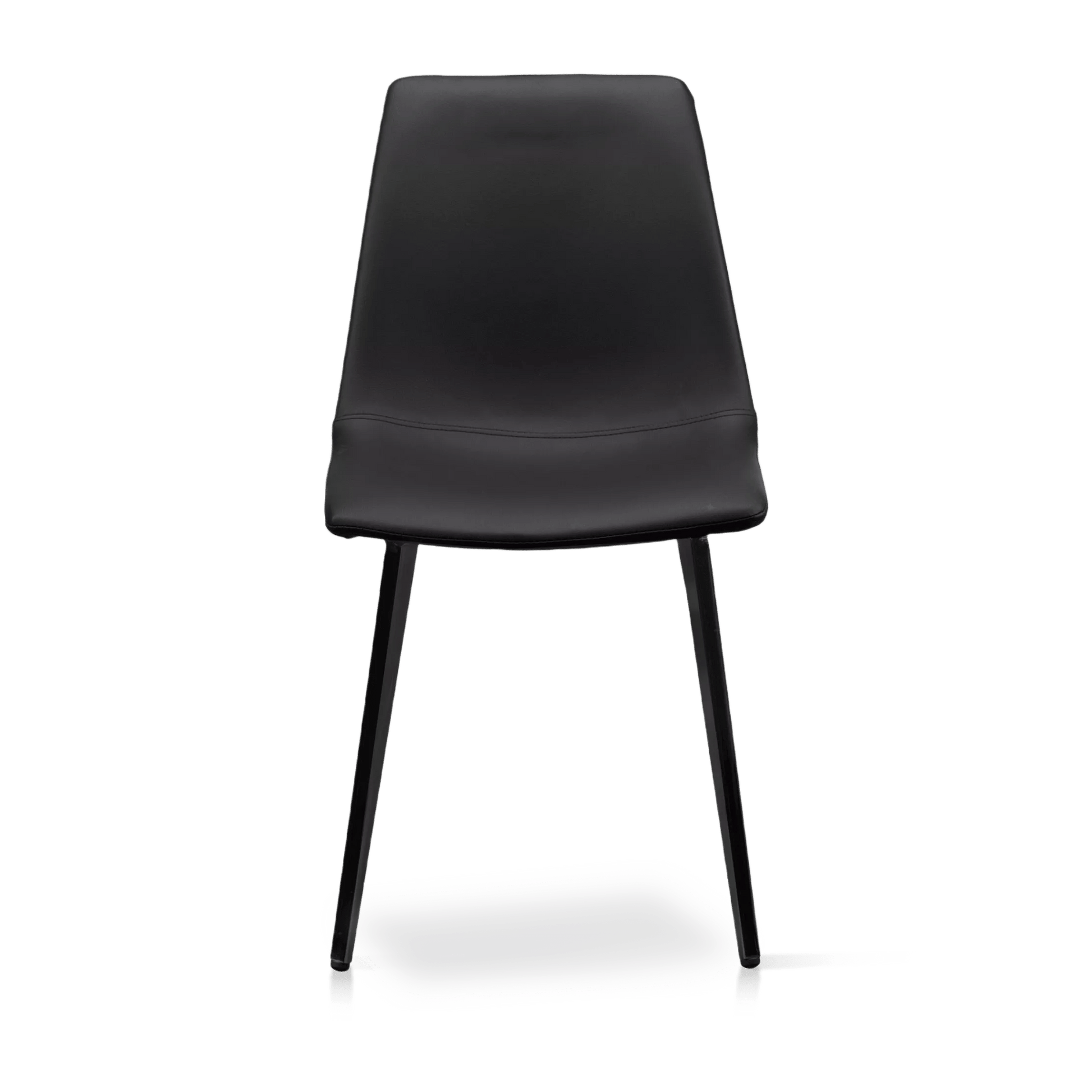 Faux Leather and Metal Dining Chair - Misc image 3