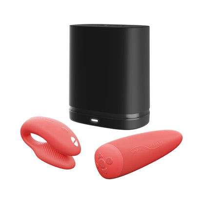 We-Vibe Chorus Remote & App Controlled Couples' Vibrator - Coral - Toys & Games image 5