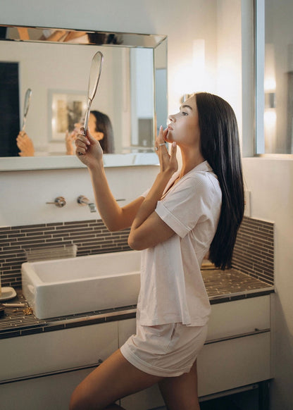 Striped Cotton Lounge Set - Misc image 8