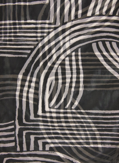 Geometric Mesh Cover-Up - Cover-Ups image 7