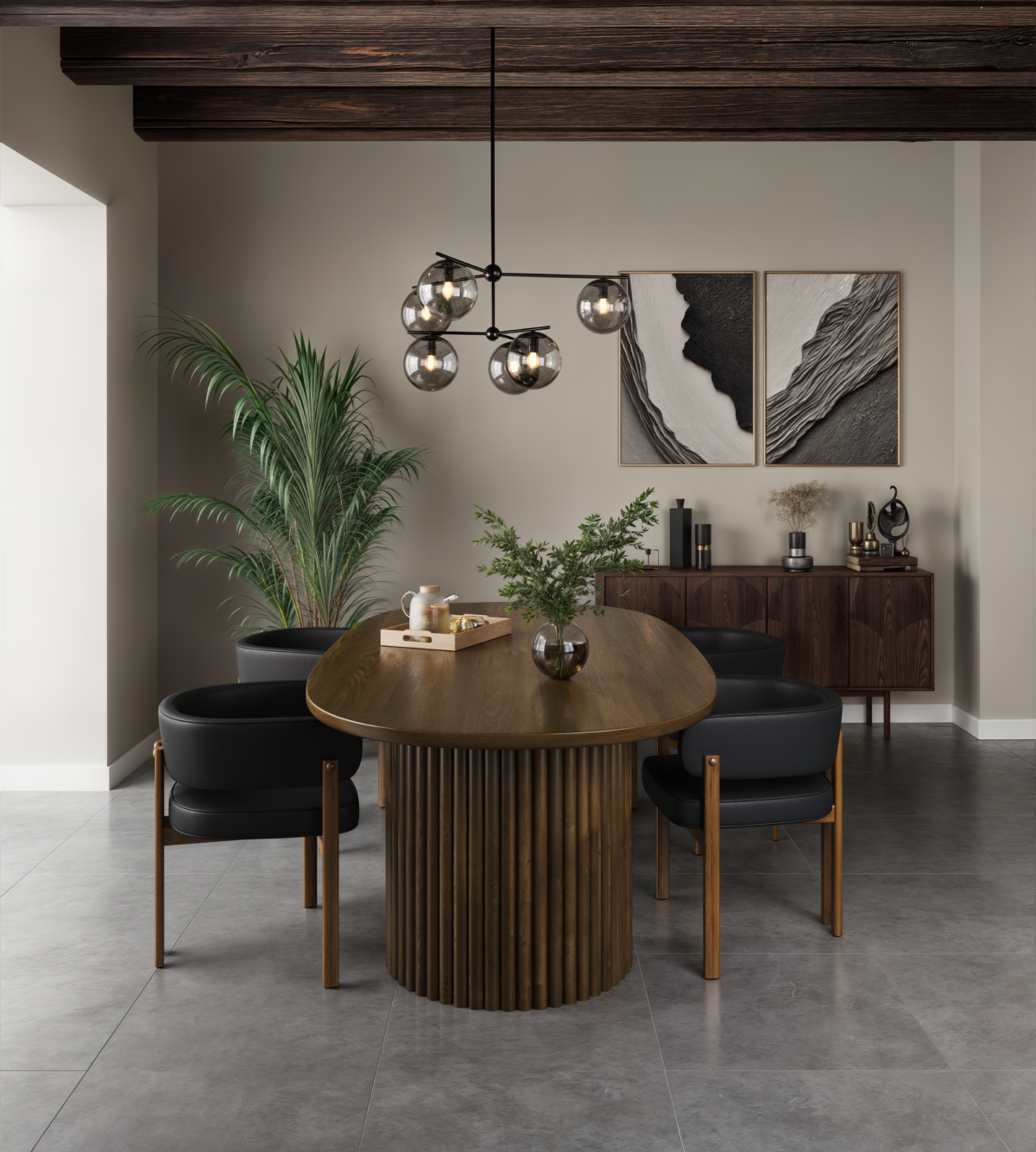 Sofia 96”L Dining Table - Furniture image 6