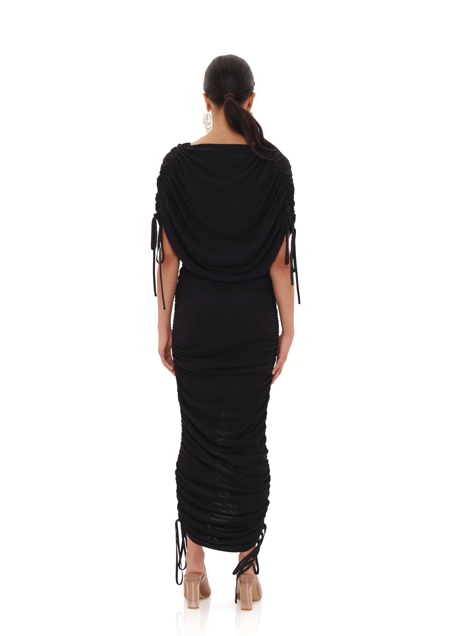RATU MESH DRESS - BLACK - Bedding image 6