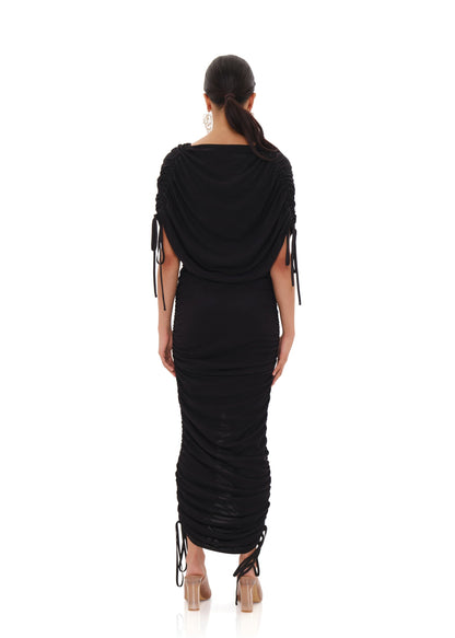 RATU MESH DRESS - BLACK - Bedding image 6